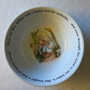 Wedgwood Peter Rabbit White Ceramic Bowl